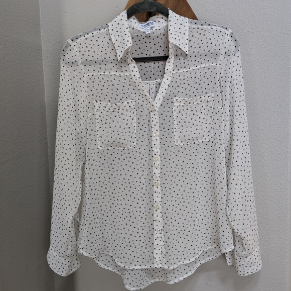 Express Tops - Express Portofino sheer with stars
